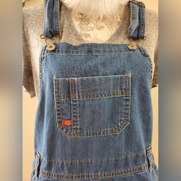 Women’s Dickies Blue Overalls M - Picture 7 of 11